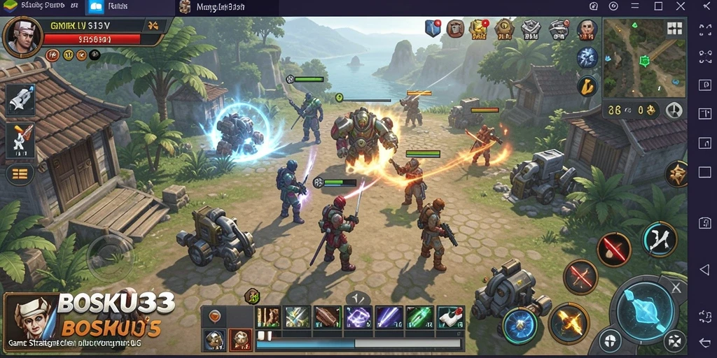 Gameplay menarik dengan grafis menawan di BOSKU33.