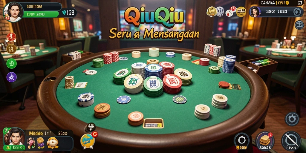 Tampilan gameplay QiuQiu yang menarik dan interaktif di CANVA168.