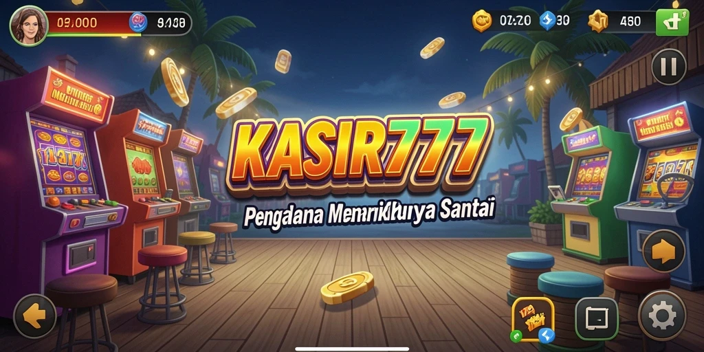 Tangkapan layar KASIR777 menampilkan keseruan gameplay manajemen kasir.