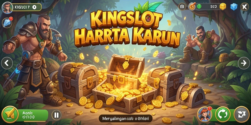 Tampilan gameplay <strong>KINGSLOT</strong> yang menampilkan petualangan seru dan tantangan yang menanti.