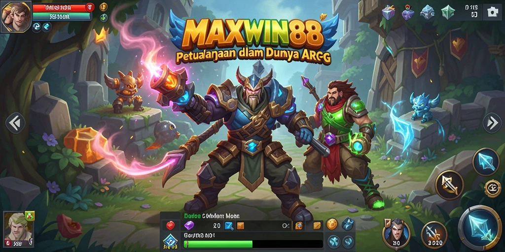 Tampilan gameplay dinamis dan grafis yang memukau di MAXWIN88.