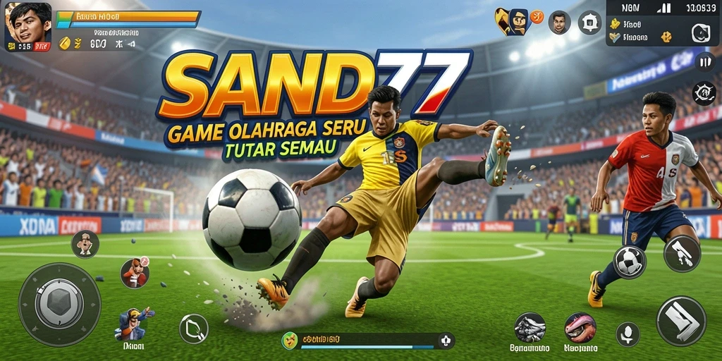 Gameplay seru di <strong>SAND77</strong> dengan aksi olahraga yang mendebarkan.