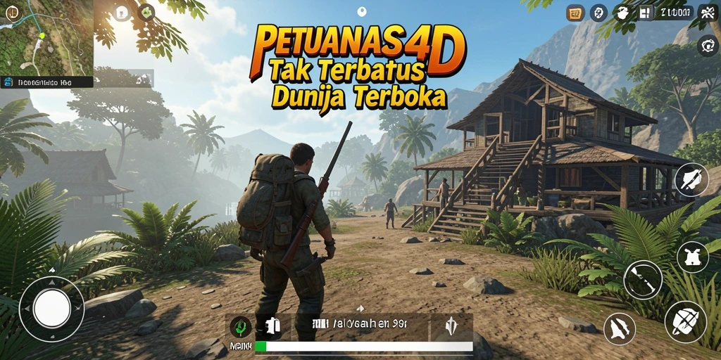 Tampilan gameplay menarik dari TIMNAS4D dalam dunia terbuka.